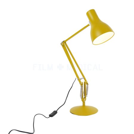 Yellow Angle Poise Lamp With Bulb